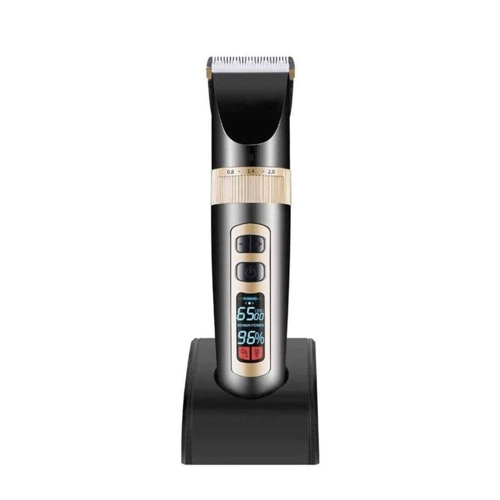 Hair Clippers Cordless Rechargeable Mens Hair Trimmer with LCD Display and Precise Length Adjustment
