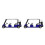 2Pcs Mini Diecast Golf Cart With Pullback Action For Kids And Adults 3