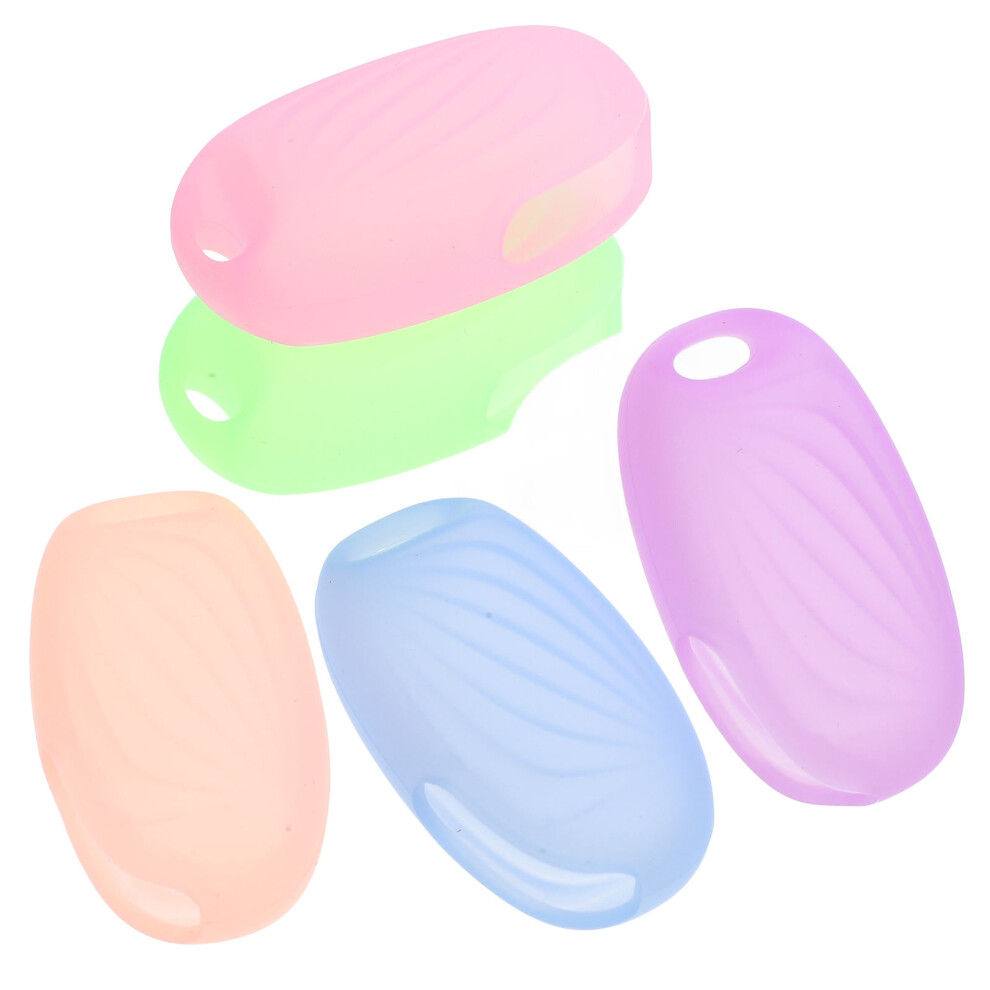 Inoomp 6Pcs Toothbrush Head Caps Reusable Universal Cover For Travel