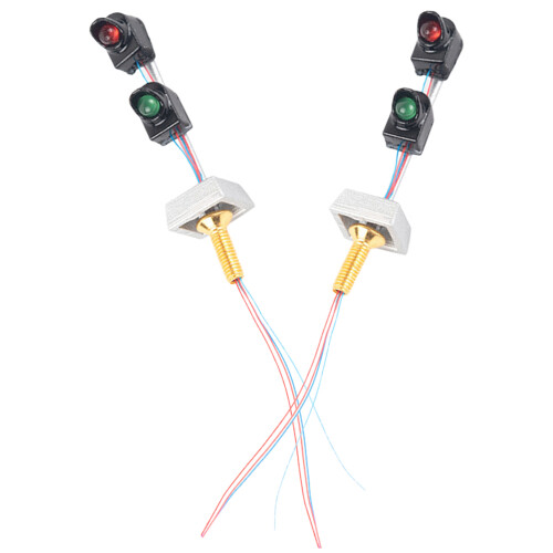 2Pcs Road Signal Light Model Miniature Sand Table Building Material