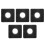 5pcs Microphone Logo Plastic Wireless Accessories Black 8