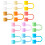 60 Pcs Reusable Silicone Straw Cover Caps For Drinking Straws 3