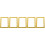 5Pcs Golden Copper Paperweight Calligraphy Supplies Rectangular Frame 11