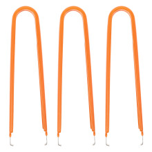 3 Pcs Automotive Fuse Puller Car Pedal Cover Rod Tweezers Orange