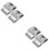 4pcs Towel Hangers Adhesive No Drilling Required For Kitchen Bathroom Study 6