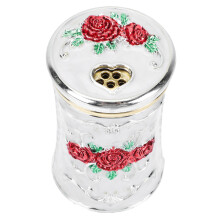 1Pc Plastic Toothpick Box with Rotary Lid Practical Storage Dispenser