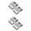 4pcs Towel Hangers Adhesive No Drilling Required For Kitchen Bathroom Study 5