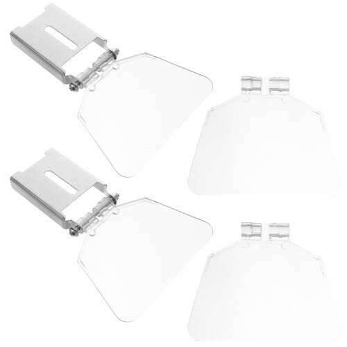 2Sets High Transparency Grinding Shields for Bench Grinder Home Use 1
