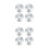 8 Pcs Speaker Spike Pad Universal Isolation Stand Feet Cone Base 4