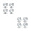 8 Pcs Speaker Spike Pad Universal Isolation Stand Feet Cone Base 6