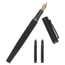 calligraphy fountain pen with fine nib for black ink writing practice