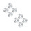 8 Pcs Speaker Spike Pad Universal Isolation Stand Feet Cone Base 7