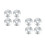 8 Pcs Speaker Spike Pad Universal Isolation Stand Feet Cone Base 8