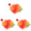 3Pcs Explosion Head Wig Cosplay Fluffy Clown Wig With Kit 3