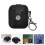 2Pcs Compact Black PU Earphone Protector Impact Resistant Sleeve 8