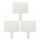 3Pcs Dry Erase Answer Paddle 9.6 X 8 Inch Double Sided For Classroom 1