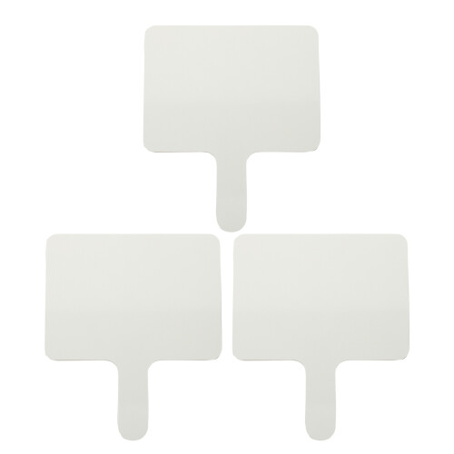 3Pcs Dry Erase Answer Paddle 9.6 X 8 Inch Double Sided For Classroom