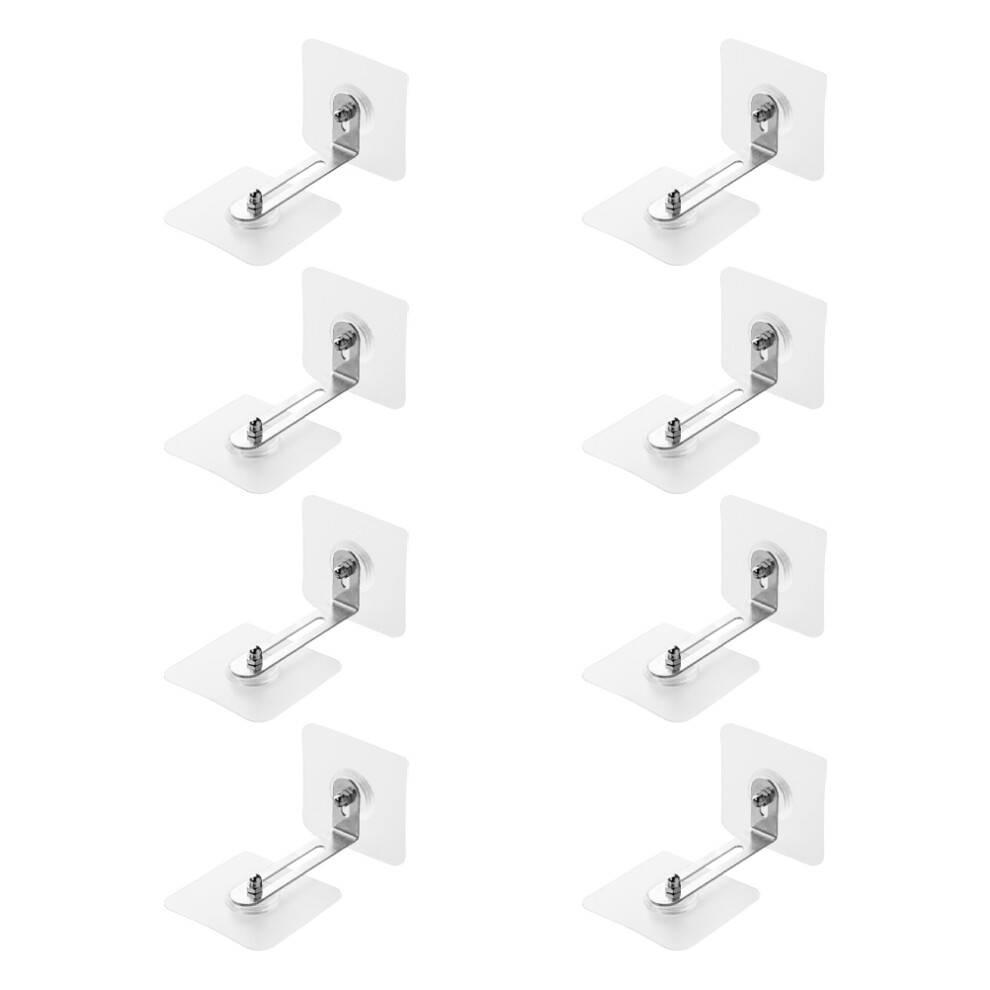 16Pcs Transparent Adhesive Furniture Anchors No Drill For Child Safety Villcase