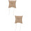 6pcs Set Easter Rabbit Bunting Banner Retro Style Decorations For Party 8