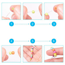 3Pcs 24 Colors Glass Beads Set Diy Jewelry Making Kit For Bracelets