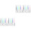 20 Pcs Silicone Mask Brush Plastic Sector Makeup Tools 3
