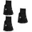 3Pcs Durable Nylon Sleeve Outdoor Case with Snap Closure 9