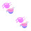 10 Sets Plastic Mask Bowl Set With Stick Portable DIY Mixing Tool 10