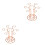 2Pcs Upside-Down Goblet Stand Golden Iron Wine Glass Display Rack 4