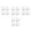 16Pcs Plastic Playpen Suction Cups Non-Slip Fixing Bases 8