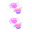 10 Sets Plastic Mask Bowl Set With Stick Portable DIY Mixing Tool 5