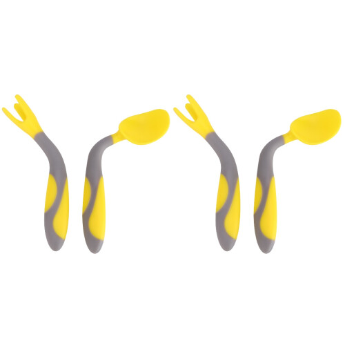 2 Sets Children'S Fork Spoon Cutlery Tableware Fruit Baby 1