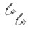 2Pcs Durable Metal Door Chain Locks for Inside Doors Front Door Use 7