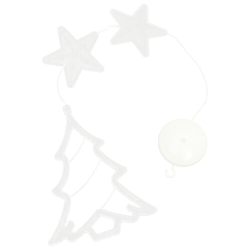 5pcs Christmas Window Light Suction Cup Decor for Home Shop