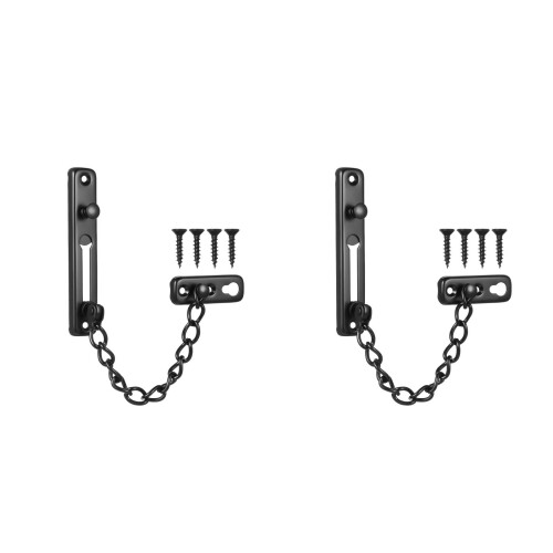 2Pcs Durable Metal Door Chain Locks for Inside Doors Front Door Use 1