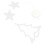 5pcs Christmas Window Light Suction Cup Decor for Home Shop 2