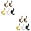 10 Pcs Mini House Hooks Wall Hangers Tiny Clothing Hooks 6