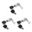3Pcs Zinc Alloy Box Locks with Keys for Toolboxes Multi-Use 7