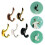 10 Pcs Mini House Hooks Wall Hangers Tiny Clothing Hooks 8