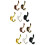 10 Pcs Mini House Hooks Wall Hangers Tiny Clothing Hooks 7