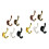 10 Pcs Mini House Hooks Wall Hangers Tiny Clothing Hooks 4