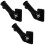 3 Pcs Universal Flag Pole Holder Flagpole Bracket Adjustable Mount 3