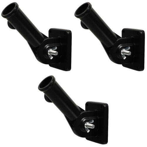 3 Pcs Universal Flag Pole Holder Flagpole Bracket Adjustable Mount 2