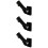 3 Pcs Universal Flag Pole Holder Flagpole Bracket Adjustable Mount 8
