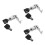 3Pcs Zinc Alloy Box Locks with Keys for Toolboxes Multi-Use 8