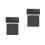 4 Pcs Fruit Dessert Storage Plate Square Shape Steak Storage Plate 10