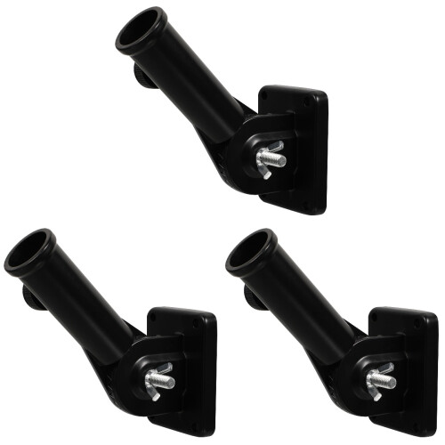 3 Pcs Universal Flag Pole Holder Flagpole Bracket Adjustable Mount 1