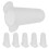 18Pcs White Silicone Piping Tip Covers Reusable Dustproof Nozzle Caps 1