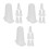 18Pcs White Silicone Piping Tip Covers Reusable Dustproof Nozzle Caps 10