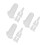 18Pcs White Silicone Piping Tip Covers Reusable Dustproof Nozzle Caps 5