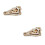 2pcs Dinosaur Skull Resin Model Specimen Ornament 8